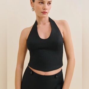 NWT Reformation Sasha Linen Top